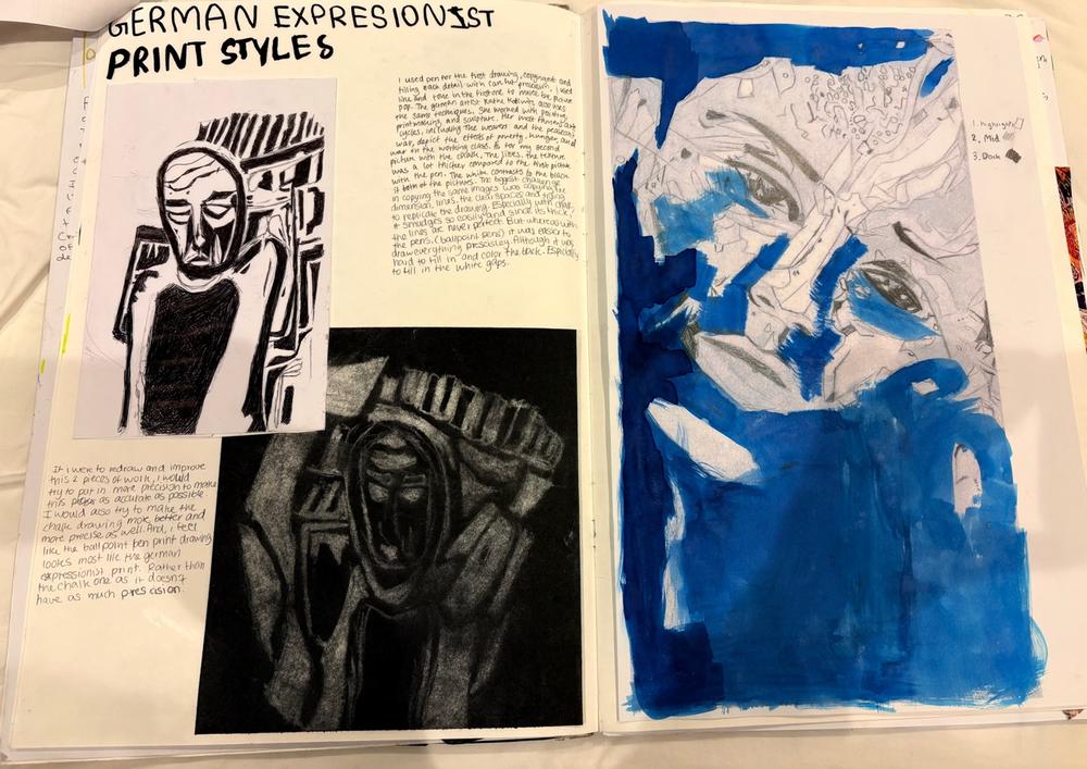 German Expressionist print styles