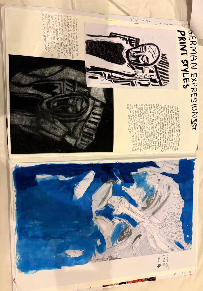 German Expressionist print study 2